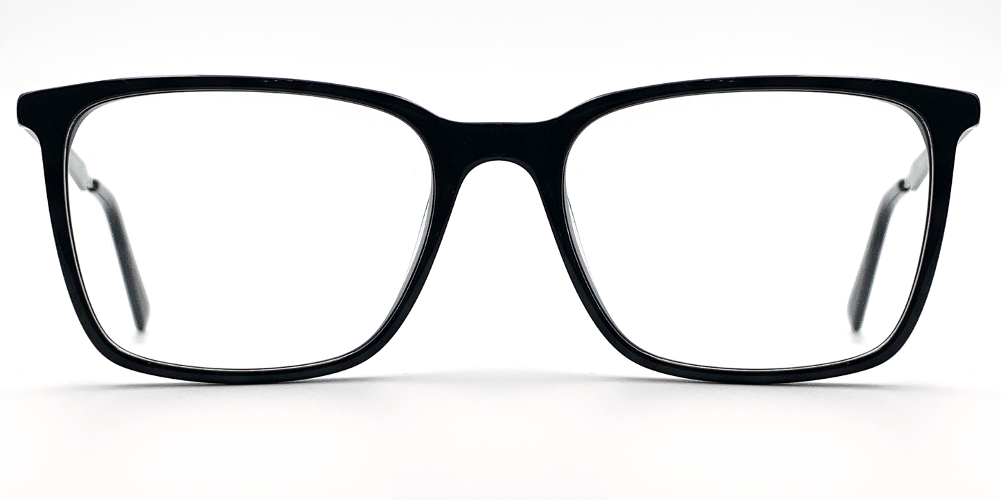 black colour. front view rectangular frame