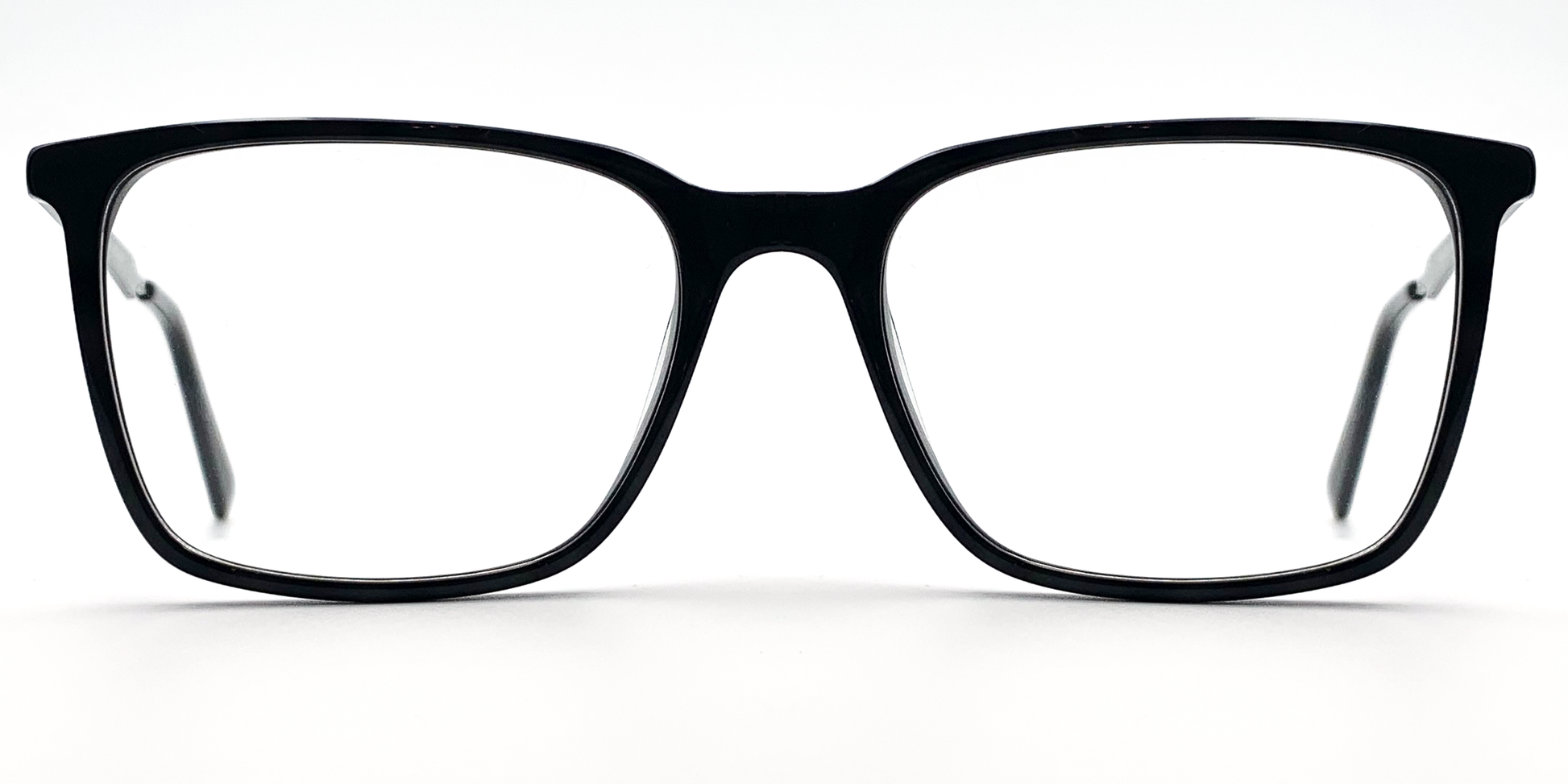 black colour. front view rectangular frame