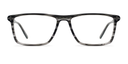 black marble colour. front view rectangular trendy frame