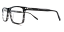 black marble colour. side view rectangular trendy frame