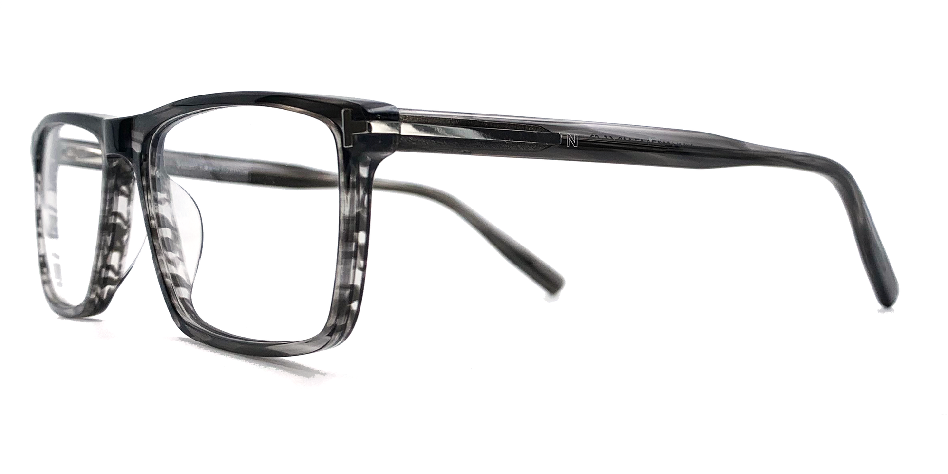 black marble colour. side view rectangular trendy frame