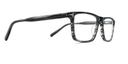 black marble colour. side view rectangular trendy frame